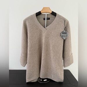 Torrid Taupe V-Neck Sweater for Men
